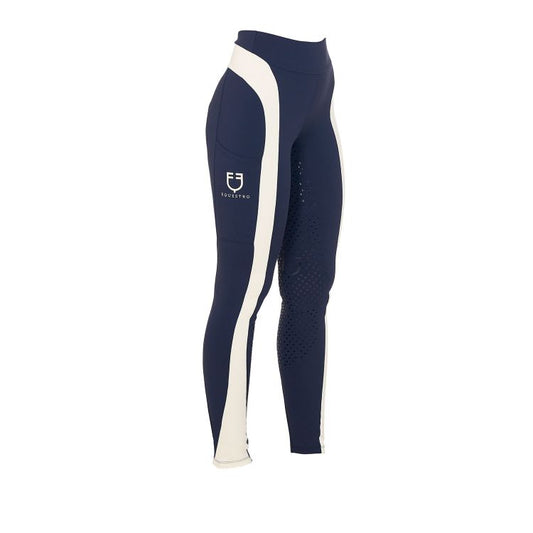 LEGGINGS DONNA FULL GRIP BICOLORE EQUESTRO S25