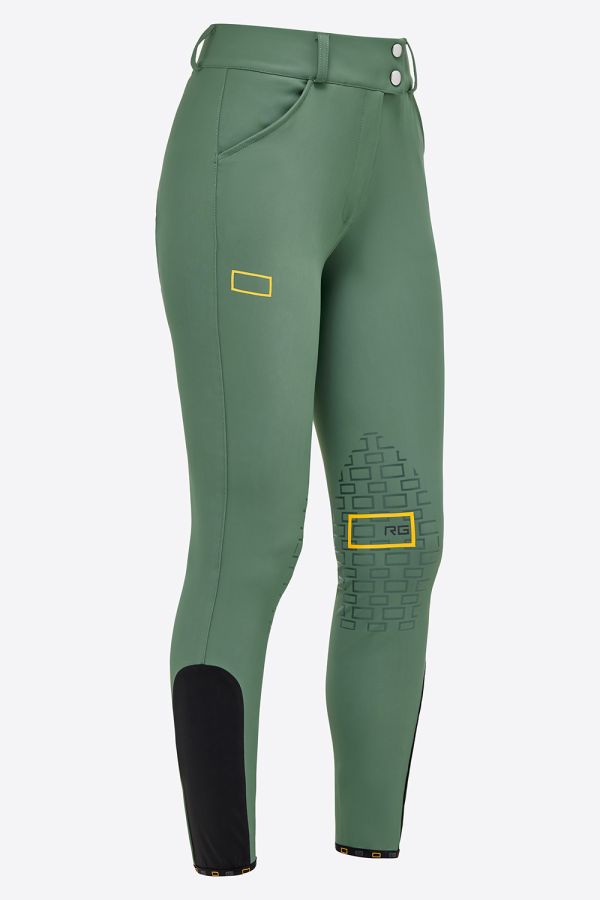 PANTALONI DA SALTO DONNA VITA ALTA KNEE-GRIP RG