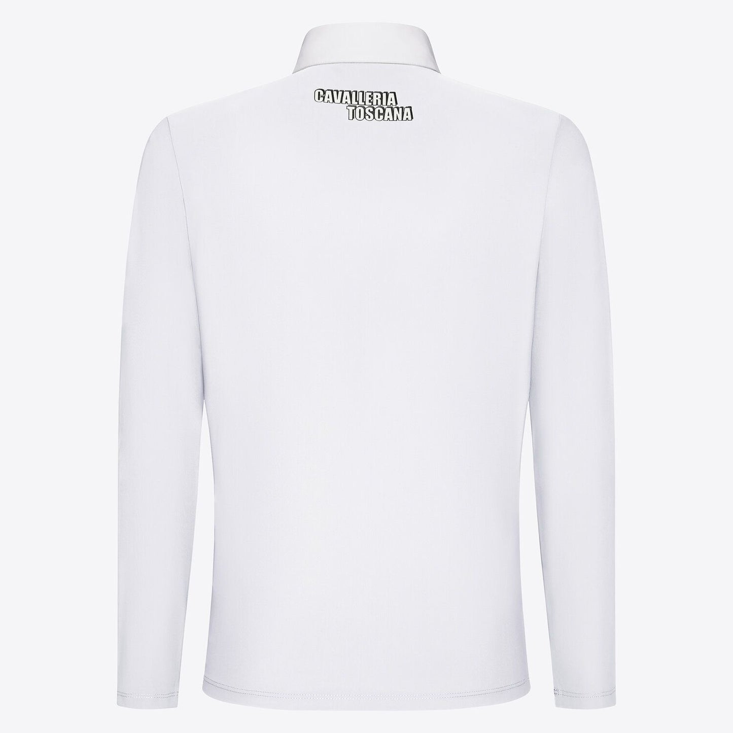 CAMICIA CAVALLERIA TOSCANA DA BAMBINO IN JERSEY TECNICO E ZIP FW2024