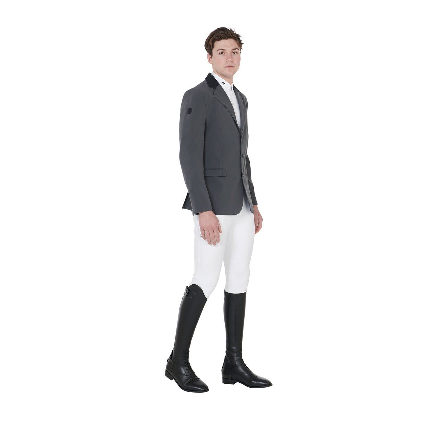 GIACCA DA CONCORSO UOMO EQUESTRO MODELLO ELEGANCE GRIGIA