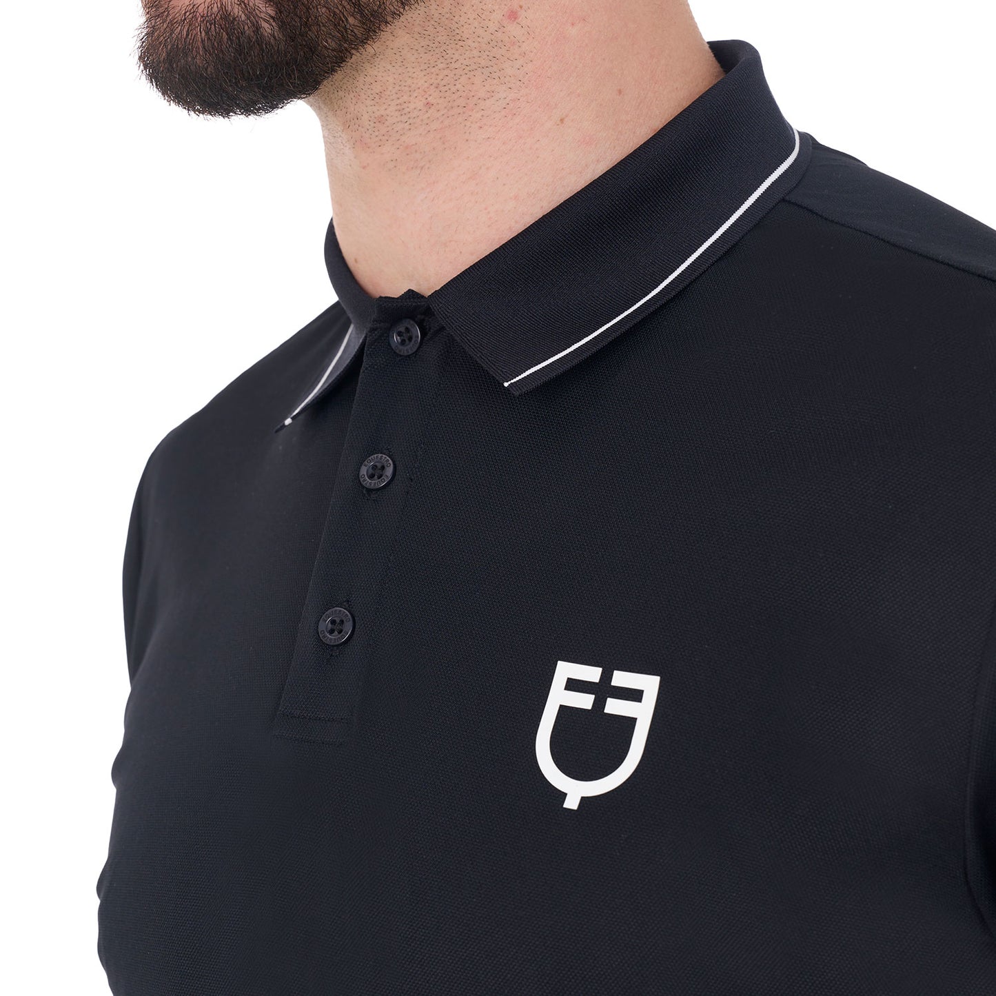 POLO DA UOMO CON DETTAGLI A CONTRASTO EQUESTRO S25