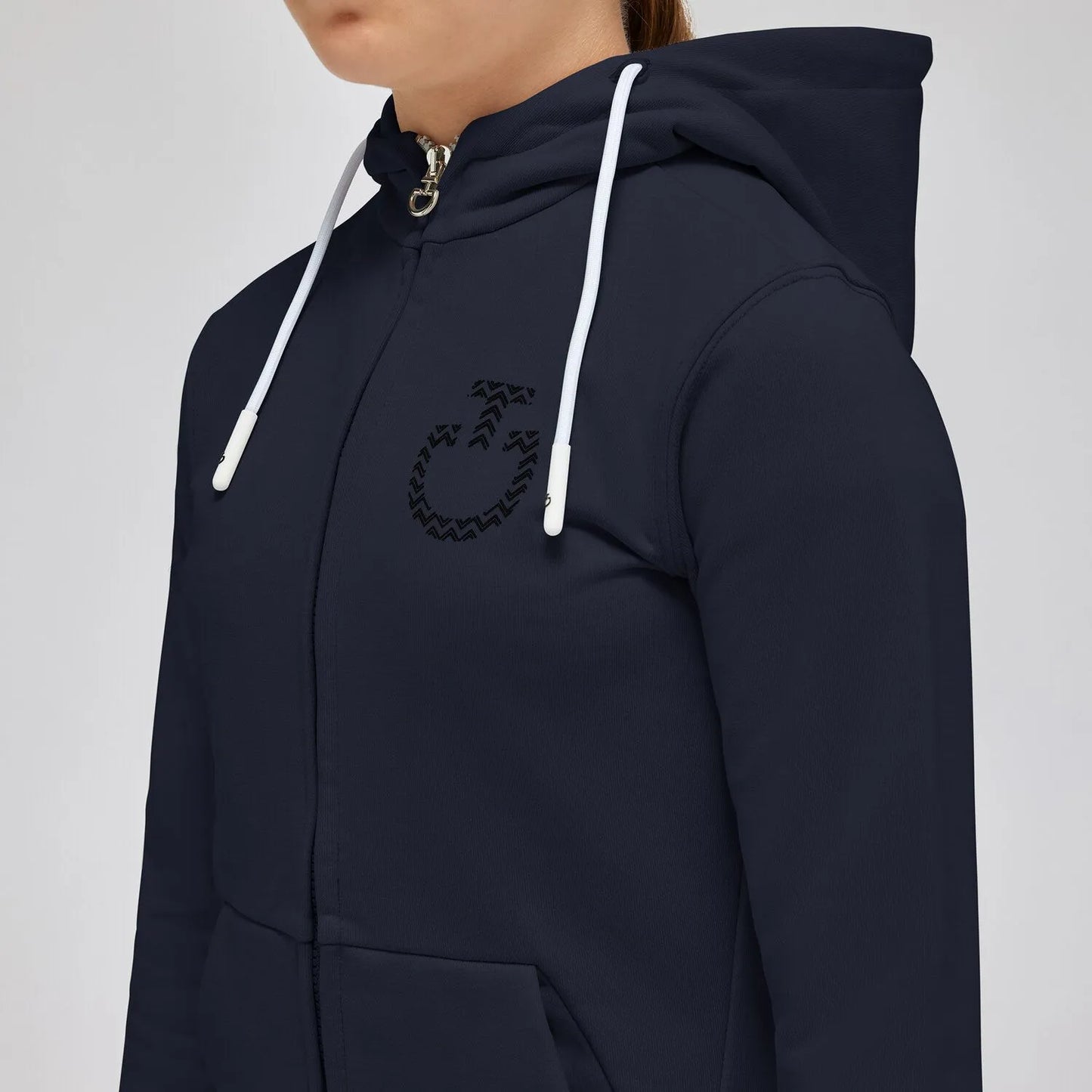 FELPA DA BAMBINA CON CAPPUCCIO CAVALLERIA TOSCANA