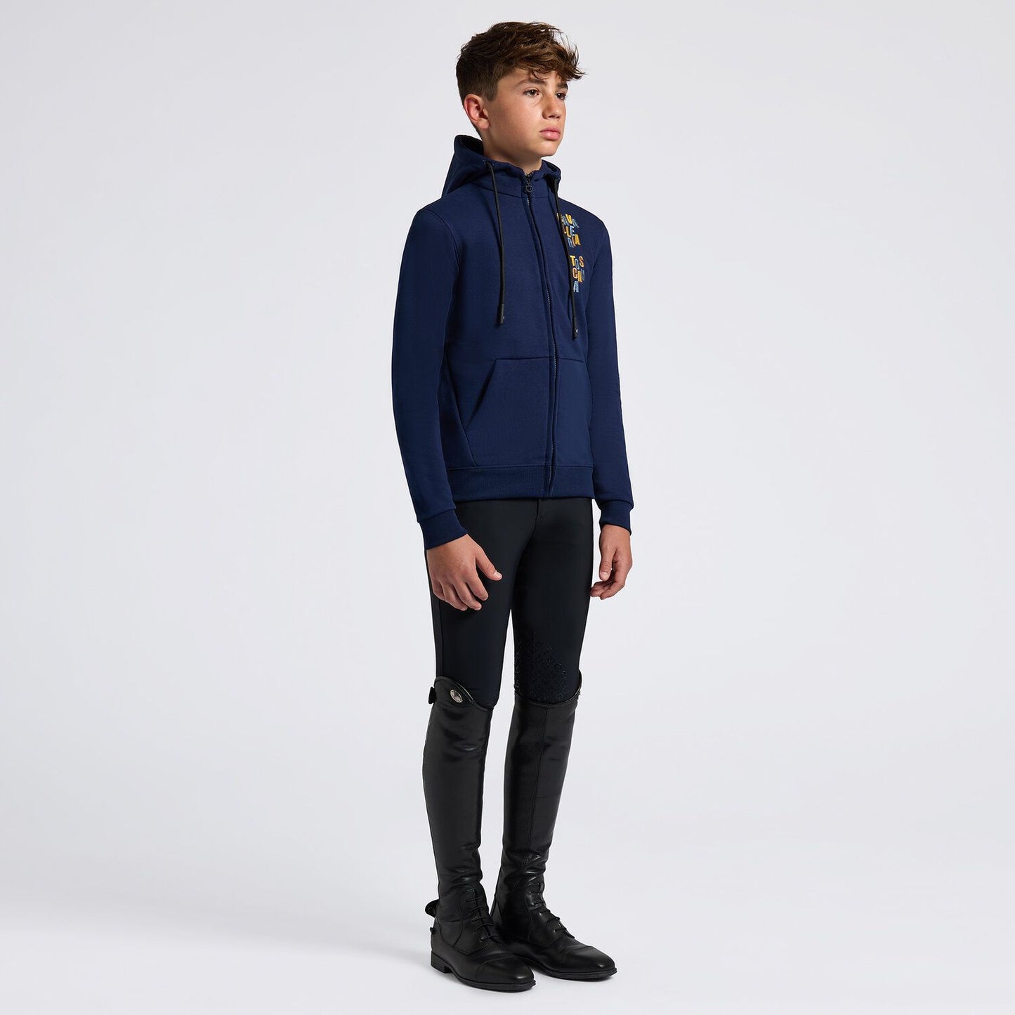 FELPA BAMBINO CT LOGO RICAMATO SS25