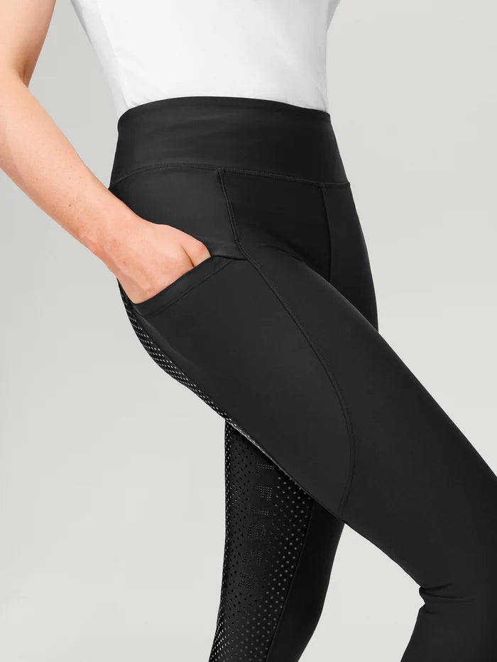 LEGGINGS DONNA FULL GRIP MODELLO DEVON NERO SS2025