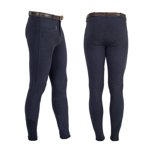 PANTALONI UOMO EQUESTRO MODELLO URANO IN COTONE ELASTICIZZATO