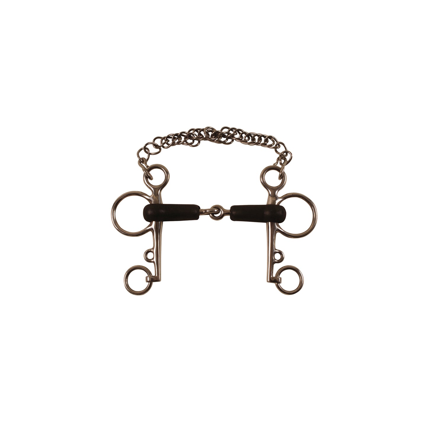 PELHAM INOX RICOPERTO GOMMA ASTE LUNGHE