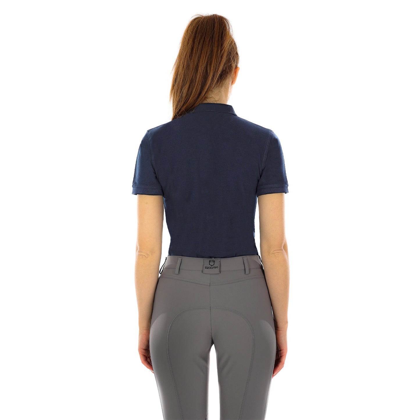 POLO DONNA EQUESTRO BOTTONI MANICA CORTA MODELLO DALAI (TG.M)