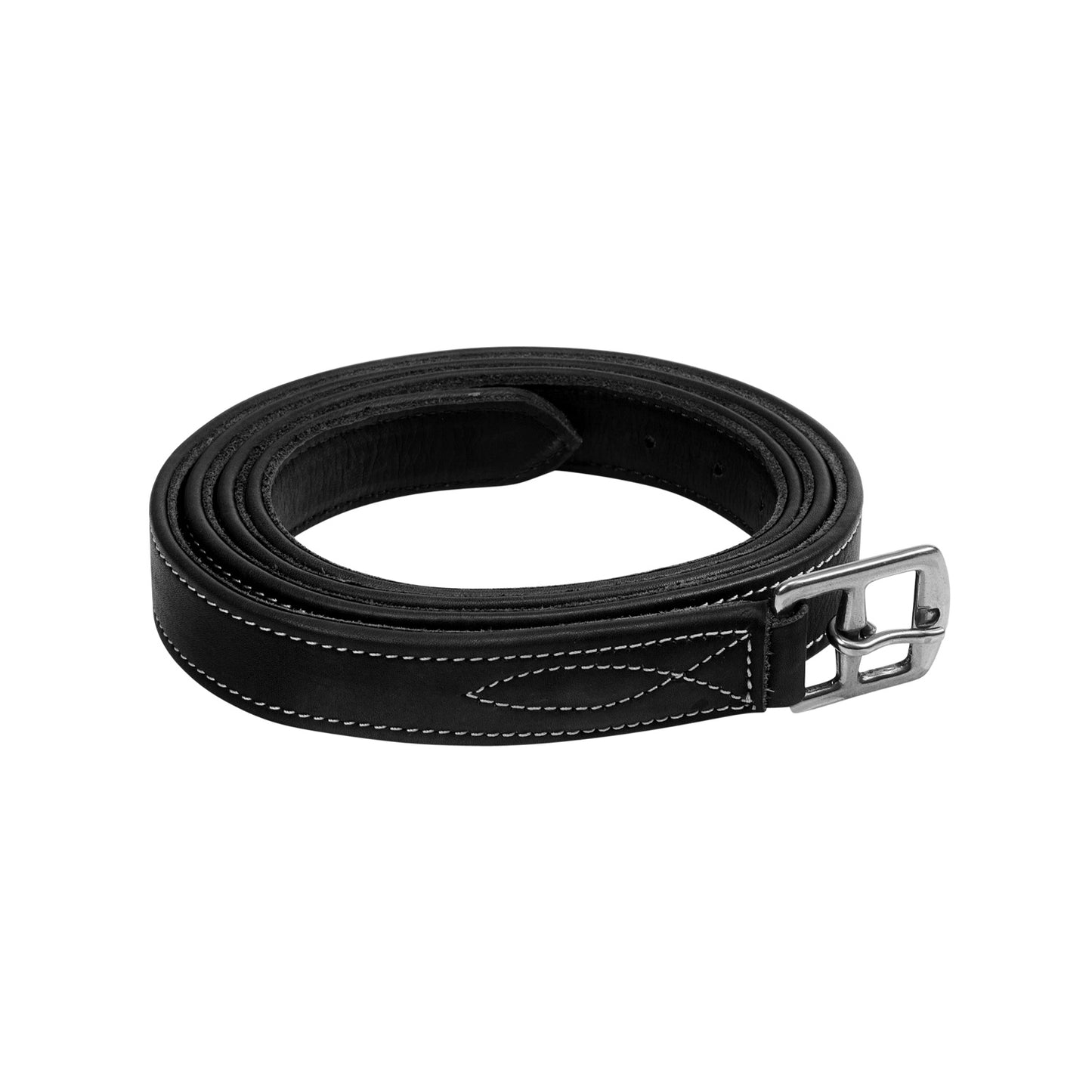 STAFFILI EQUESTRO IN CUOIO DOPPIATO