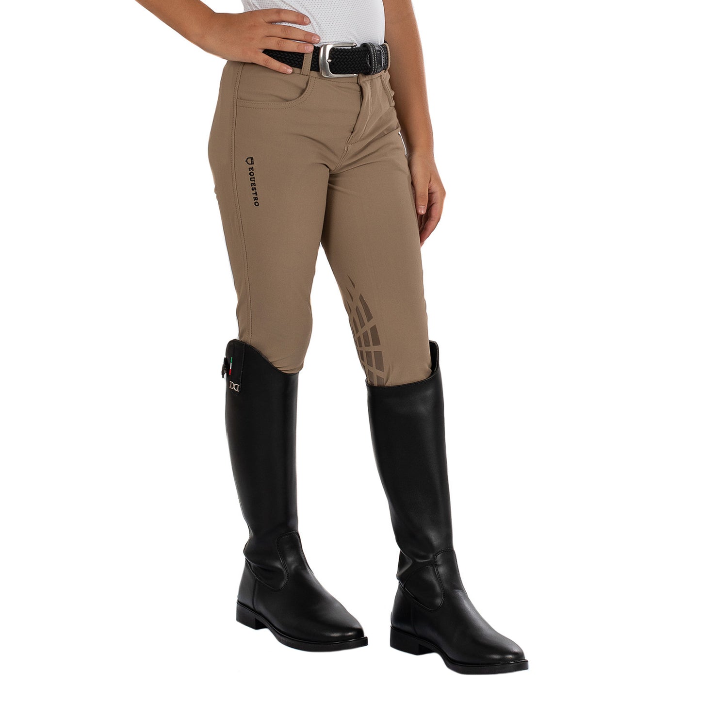 PANTALONI EQUESTRO MODELLO JUNIOR IN TESSUTO TECNICO CON GRIP