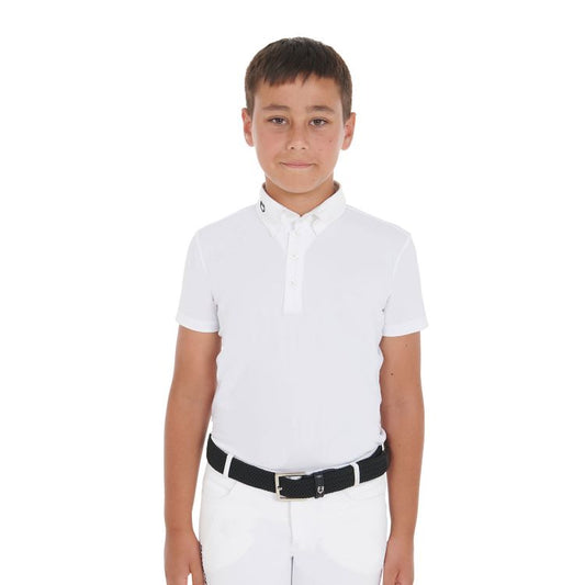 POLO BAMBINO SLIM FIT DA CONCORSO QUATTRO BOTTONI