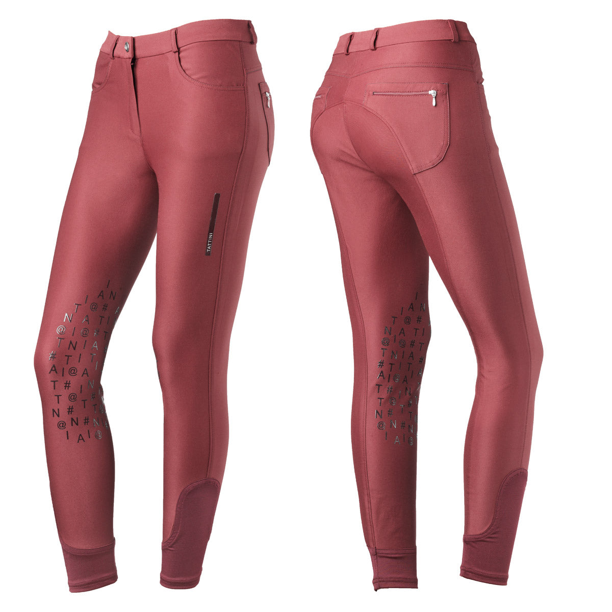 PANTALONI TATTINI DONNA AMARANTO