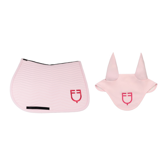 SET SOTTOSELLA + CUFFIETTA EQUESTRO ROSA S2025