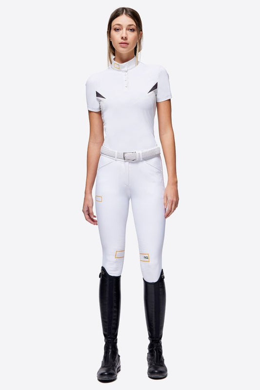 POLO DA EQUITAZIONE PER COMPETIZIONE DONNA RG