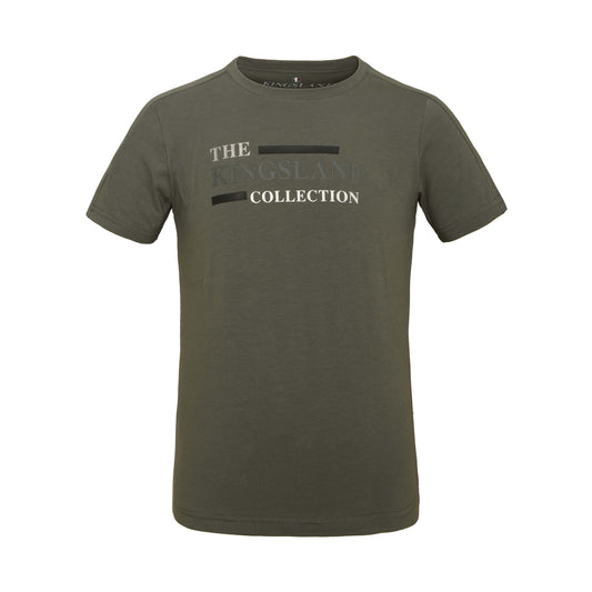 T-SHIRT KINGSLAND BAMBINO/A VERDE MILITARE (TG.146/152)