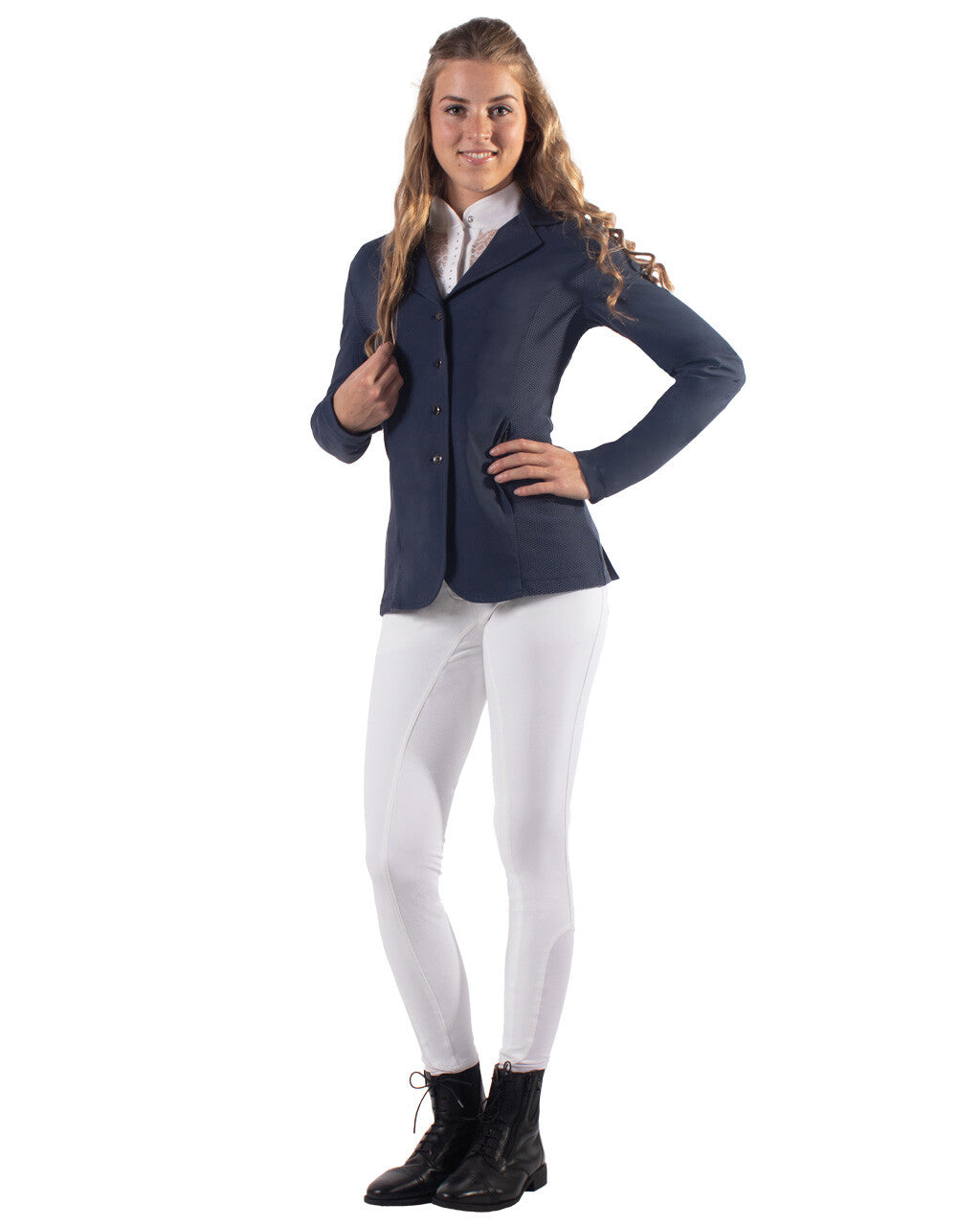 GIACCA QHP DONNA DA CONCORSO MODELLO NOVEN BLU NAVY (TG.S)