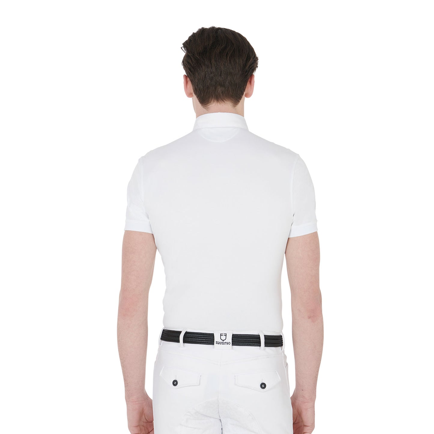 POLO UOMO EQUESTRO MODELLO HUNT IN TESSUTO TECNICO TRASPIRANTE