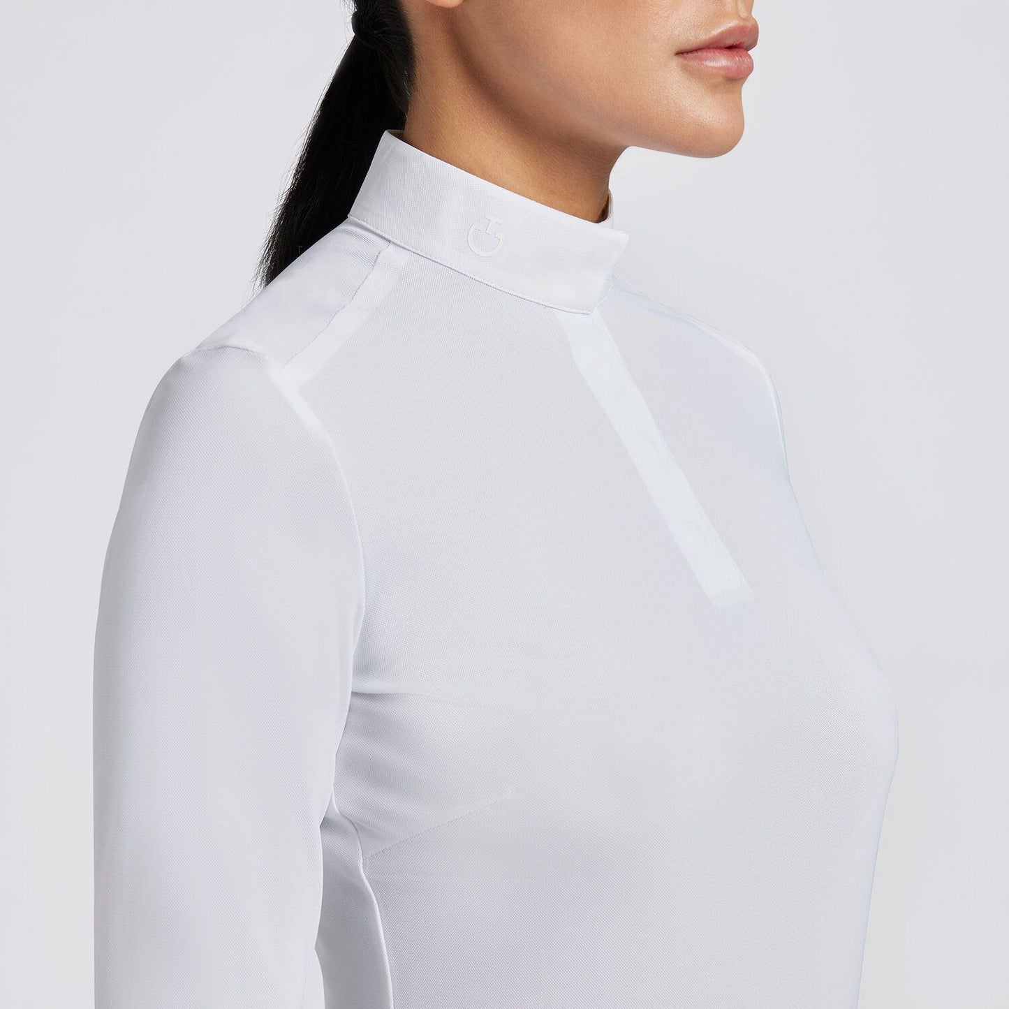 CAMICIA CAVALLERIA TOSCANA DA COMPETIZIONE DA DONNA CON BOTTONI FW2024