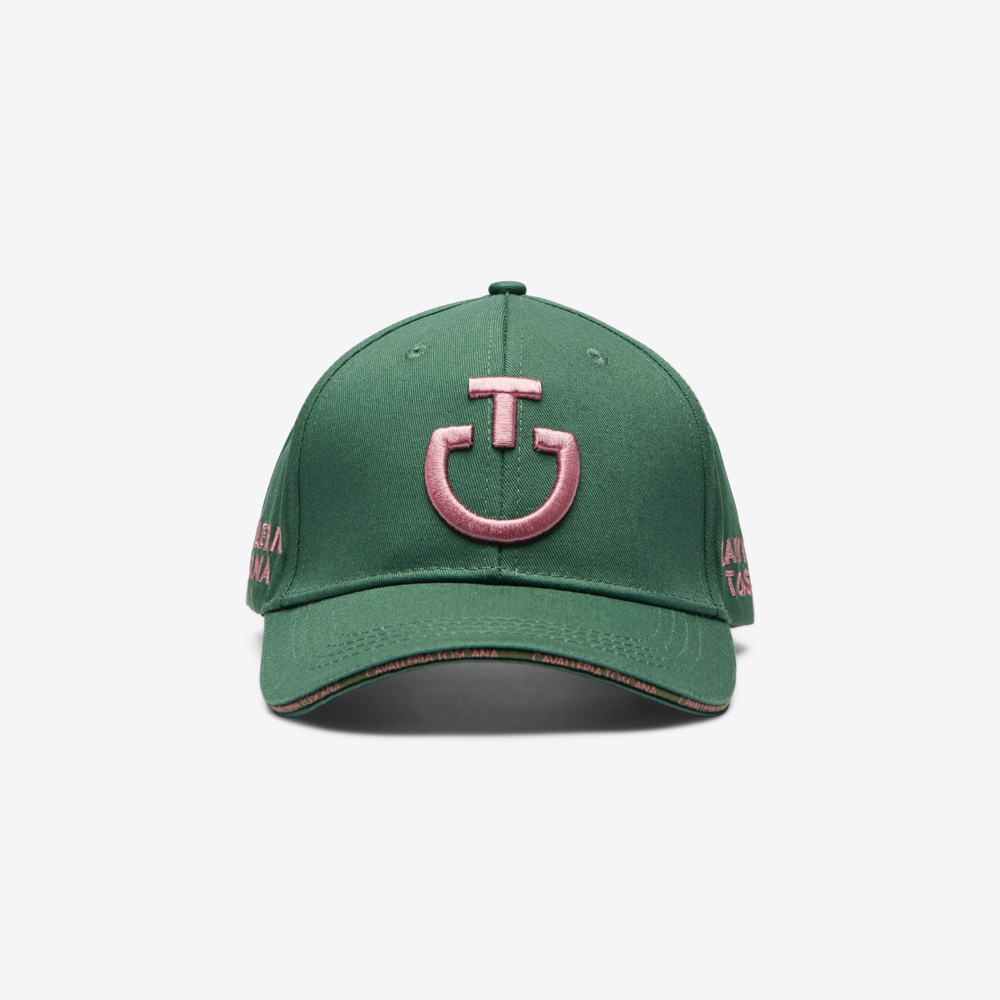 CAPPELLO IN COTONE CAVALLERIA TOSCANA CON LOGO RICAMATO FW2024