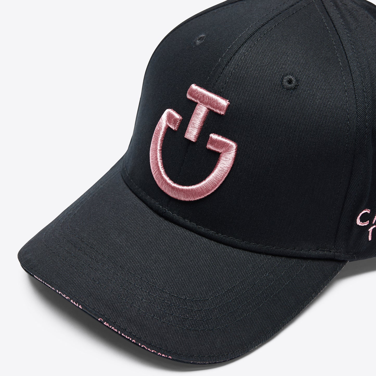 CAPPELLO IN COTONE CAVALLERIA TOSCANA CON LOGO RICAMATO FW2024
