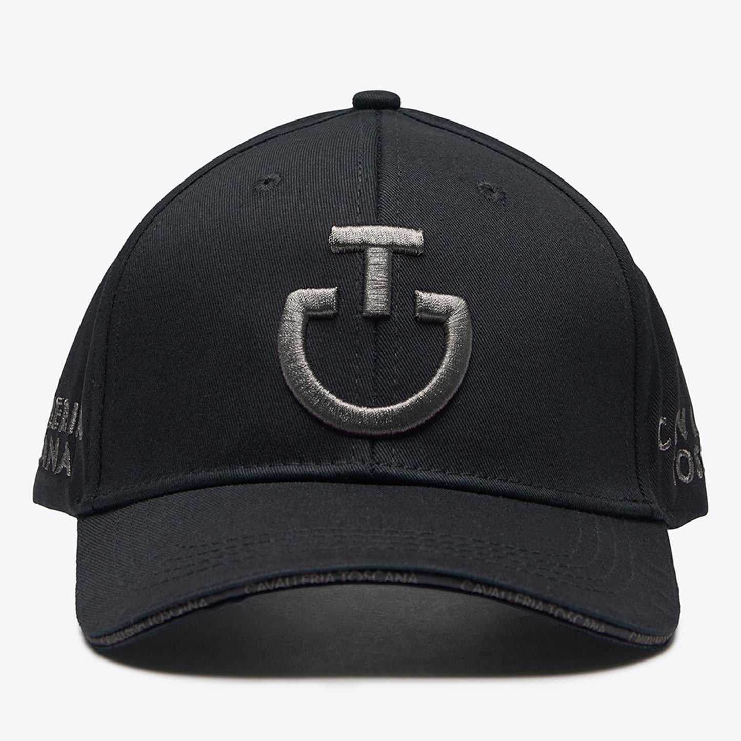 CAPPELLO IN COTONE CAVALLERIA TOSCANA CON LOGO RICAMATO FW2024