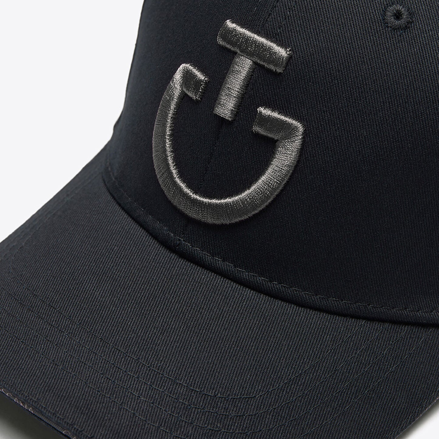 CAPPELLO IN COTONE CAVALLERIA TOSCANA CON LOGO RICAMATO FW2024