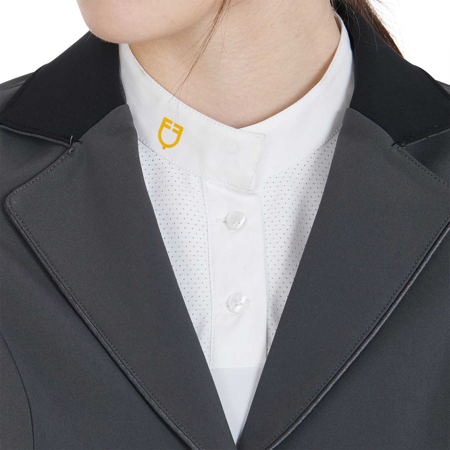 GIACCA DONNA DA CONCORSO EQUESTRO MODELLO ELEGANCE GRIGIA (TG.S)