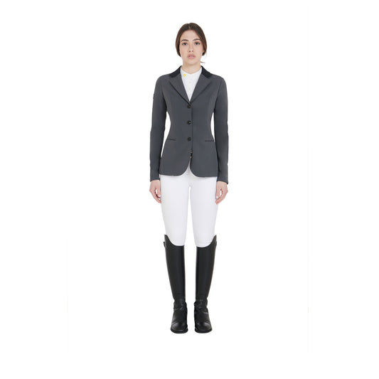 GIACCA DONNA DA CONCORSO EQUESTRO MODELLO ELEGANCE GRIGIA (TG.S)