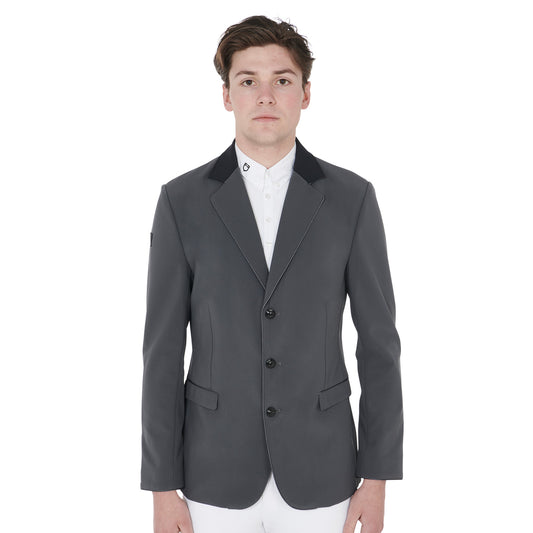 GIACCA DA CONCORSO UOMO EQUESTRO MODELLO ELEGANCE GRIGIA