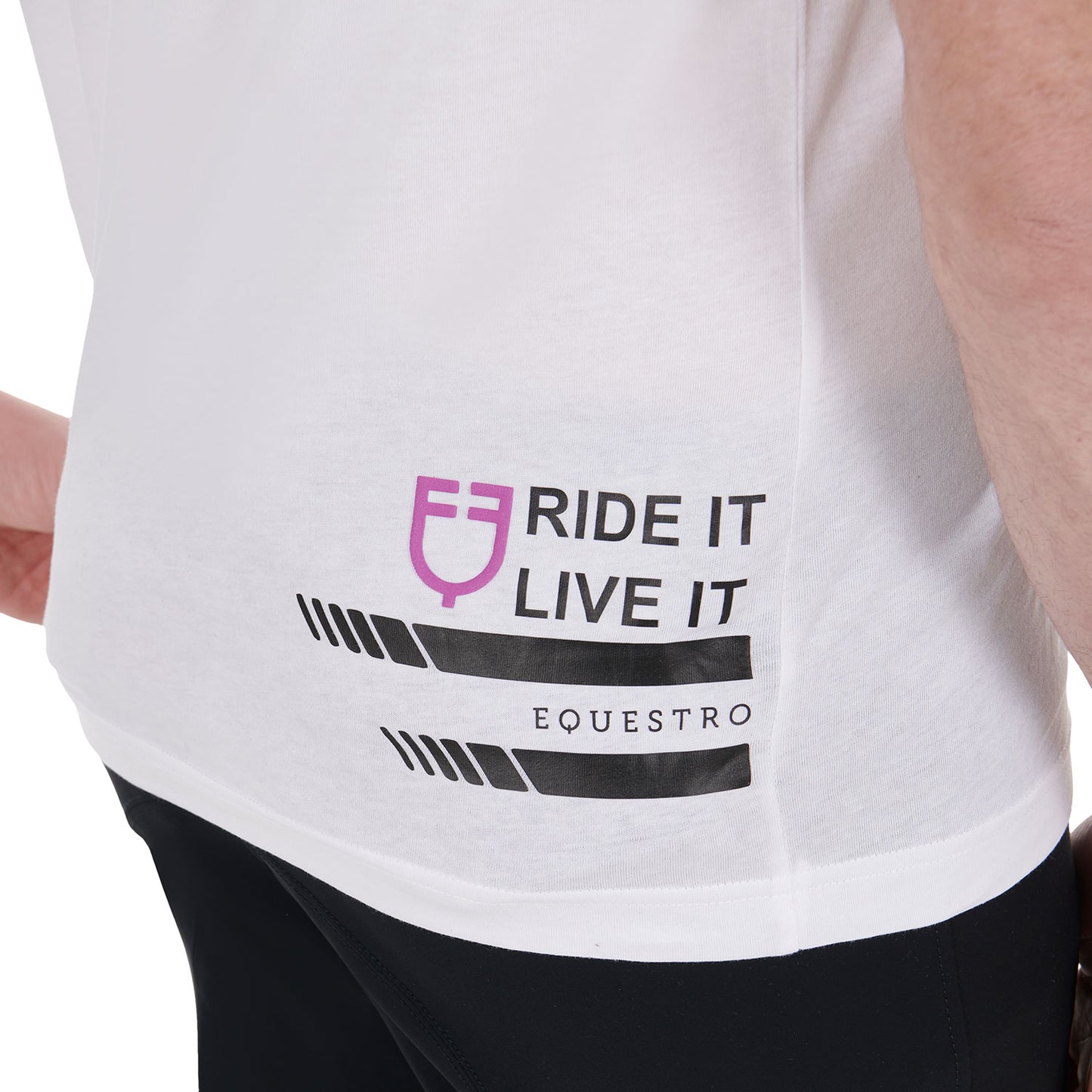 T-SHIRT EQUESTRO RIDE IT LIVE IT UOMO