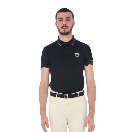 POLO DA UOMO CON DETTAGLI A CONTRASTO EQUESTRO S25