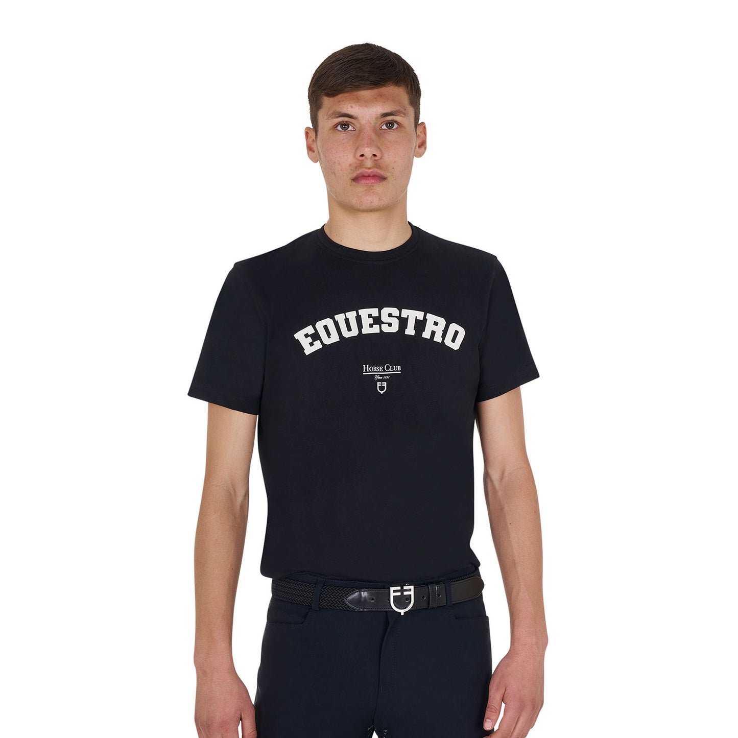 T-SHIRT UOMO MODELLO HORSE CLUB S2025