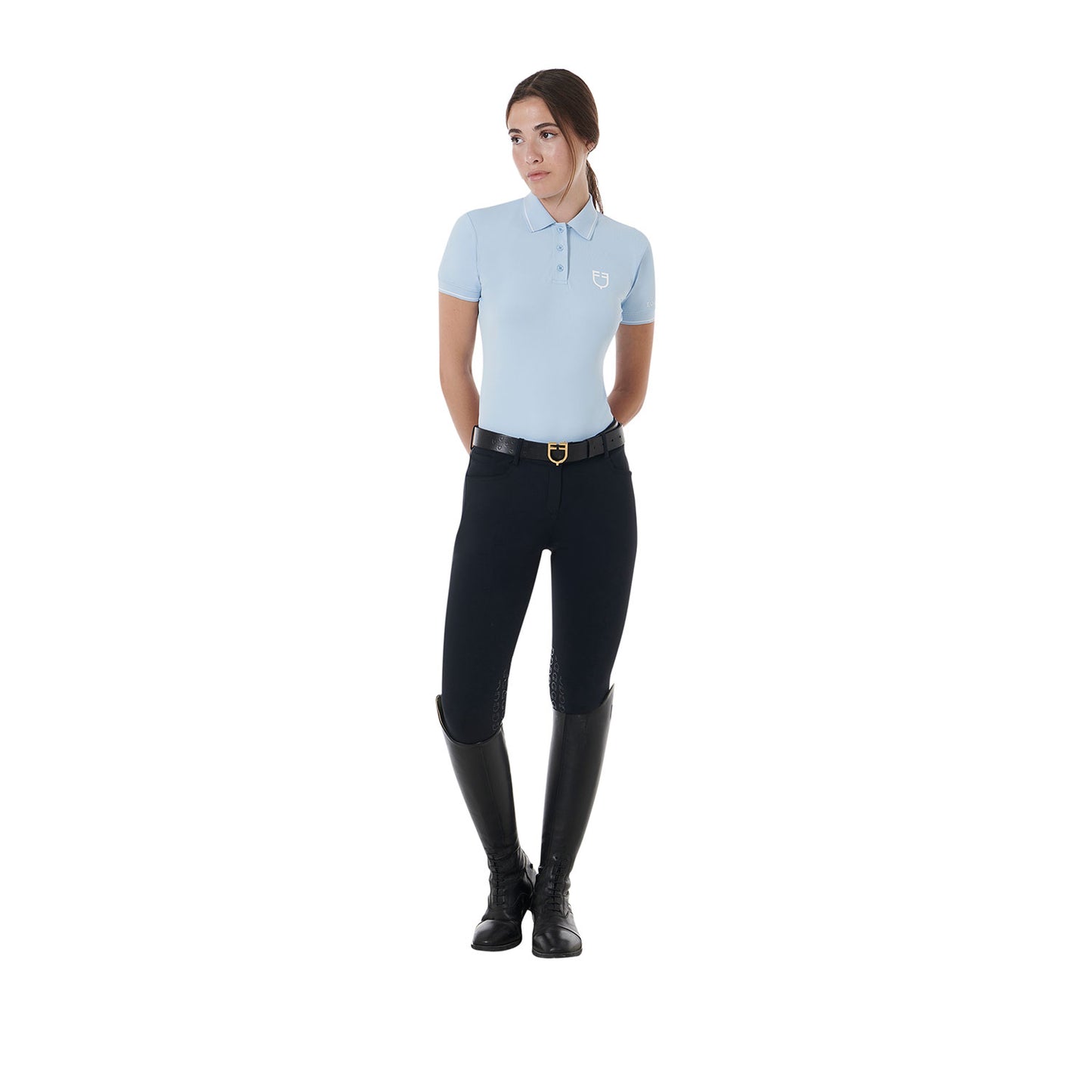 POLO DONNA SLIM FIT IN TESSUTO TRASPIRANTE