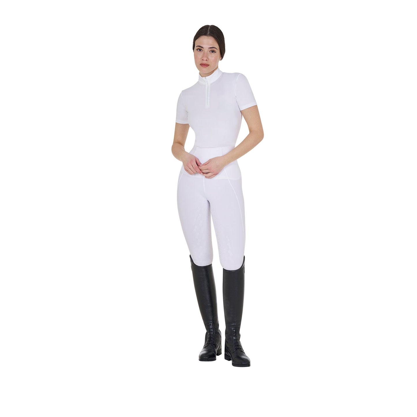 LEGGINGS DONNA SLIM FIT FULL GRIP BIANCO S2025