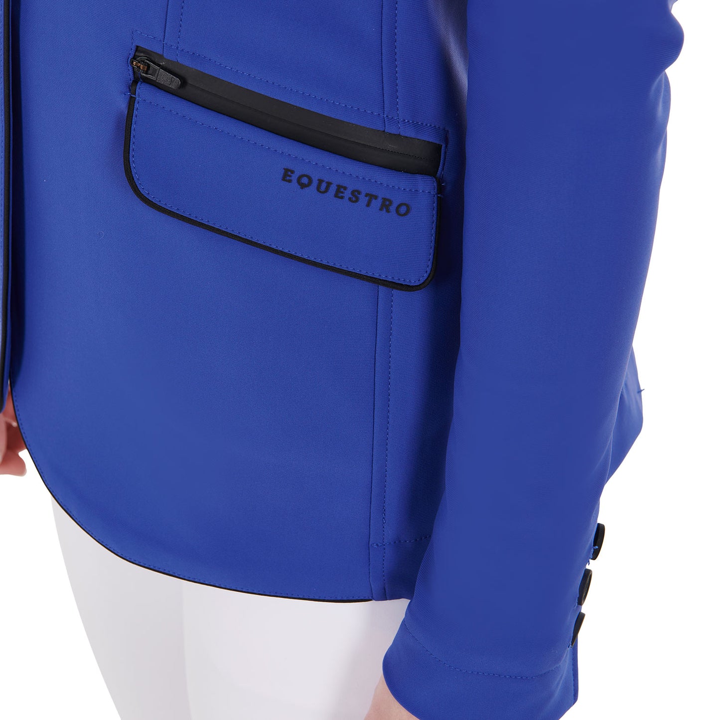 GIACCA DONNA DA CONCORSO IN TESSUTO TECNICO EQUESTRO BLU ROYAL