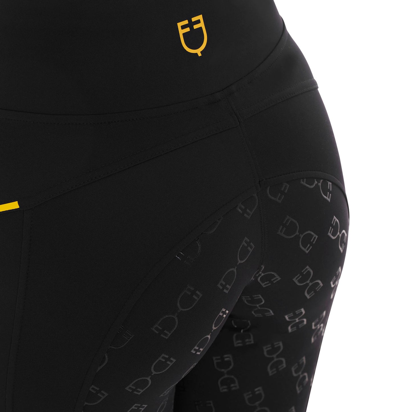 LEGGINGS DONNA SLIM FIT INSERTI MICRO MESH EQUESTRO