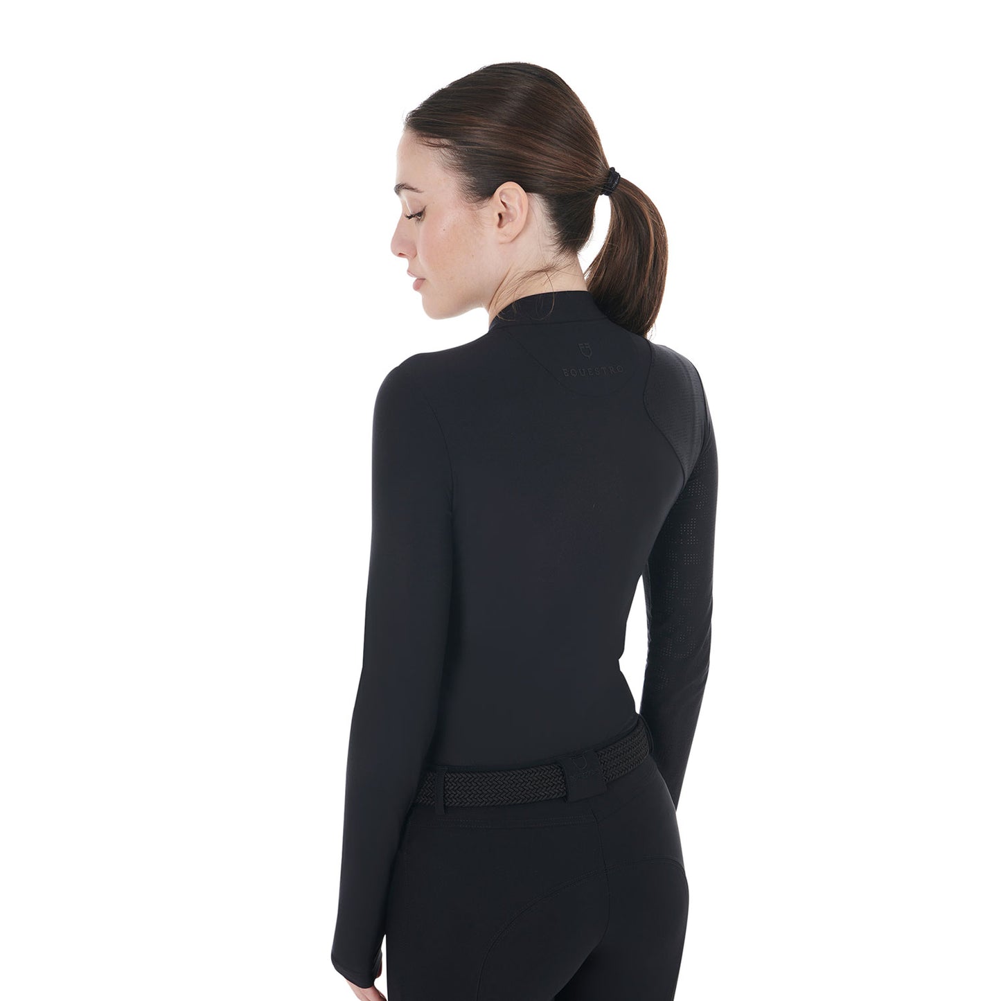 POLO DA ALLENAMENTO DONNA IN TESSUTO ELASTICIZZATO
