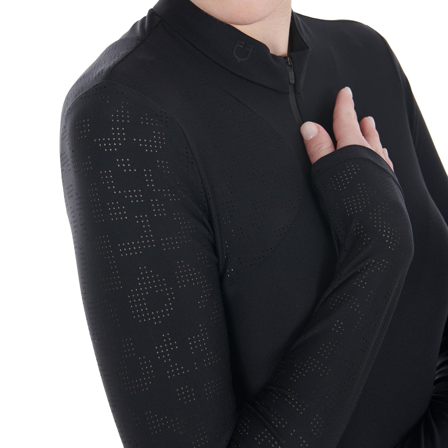 POLO DA ALLENAMENTO DONNA IN TESSUTO ELASTICIZZATO