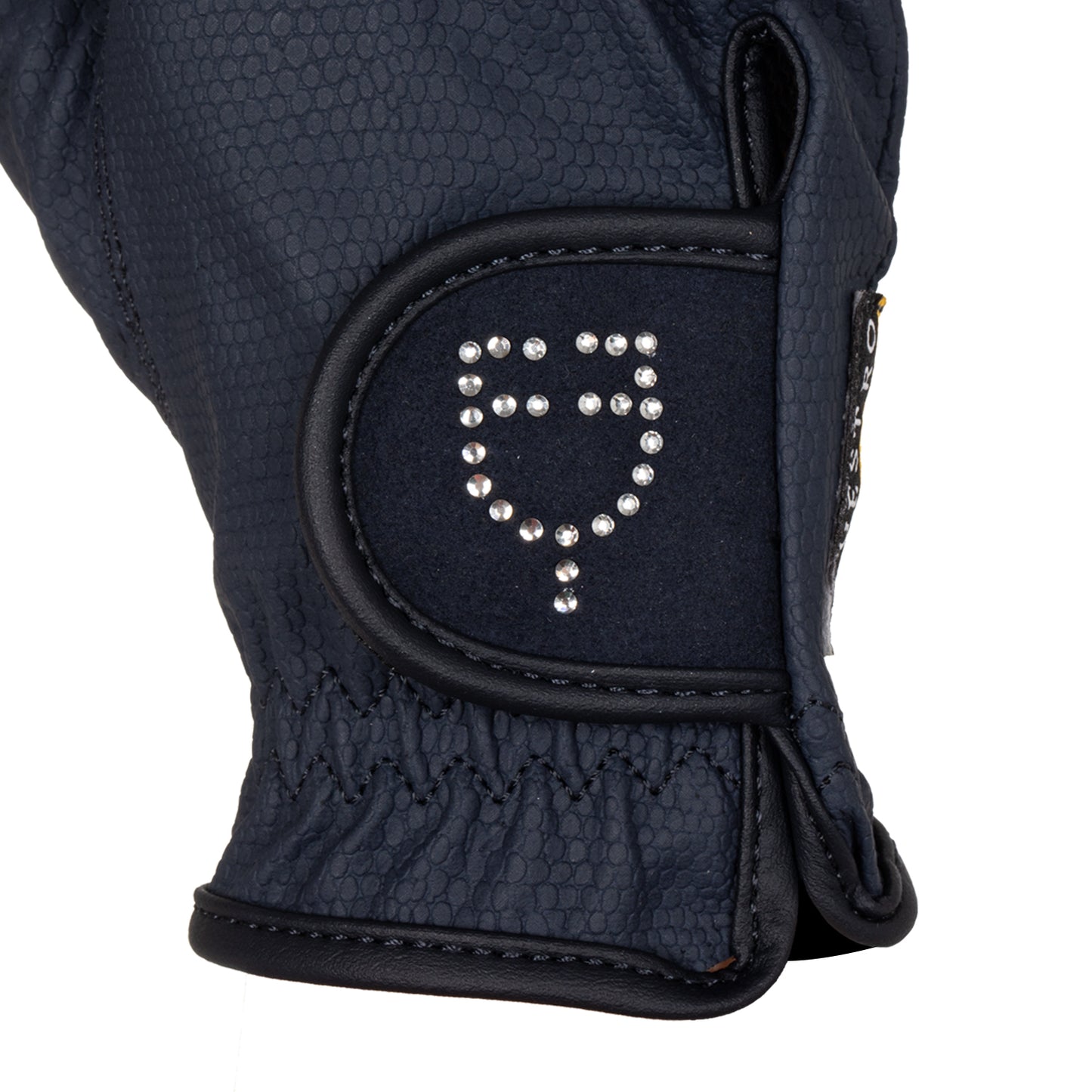 GUANTI DONNA IN MORBIDO TESSUTO TECNICO CON LOGO GLITTER