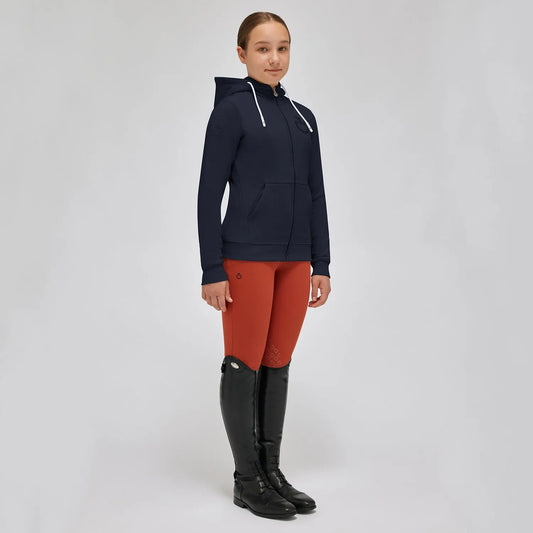 FELPA DA BAMBINA CON CAPPUCCIO CAVALLERIA TOSCANA