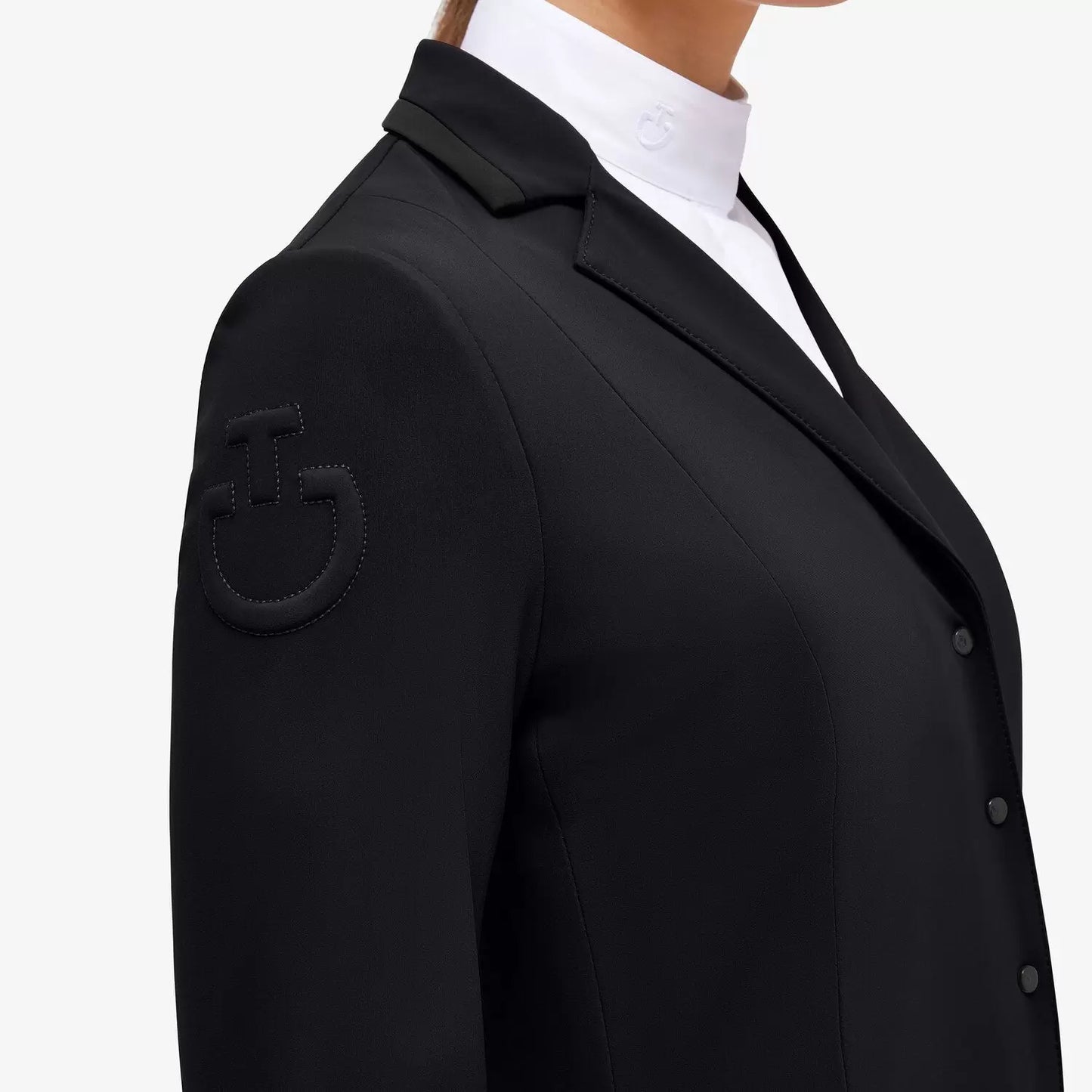 GIACCA DA CONCORSO CT PER DONNA RICAMATA NERA (TG.42)