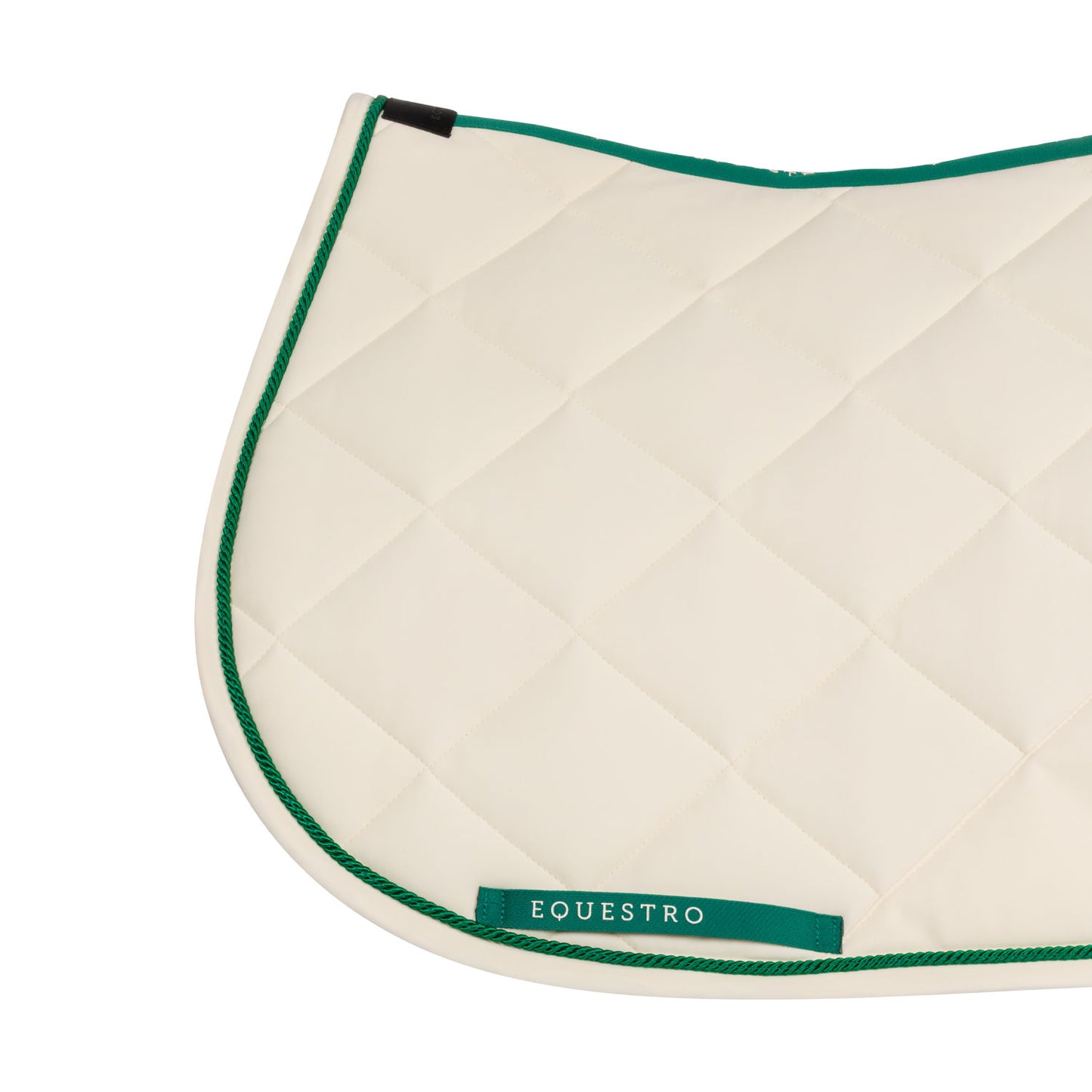 SET SOTTOSELLA + CUFFIETTA EQUESTRO COLLEGE BIANCO/VERDE S2025