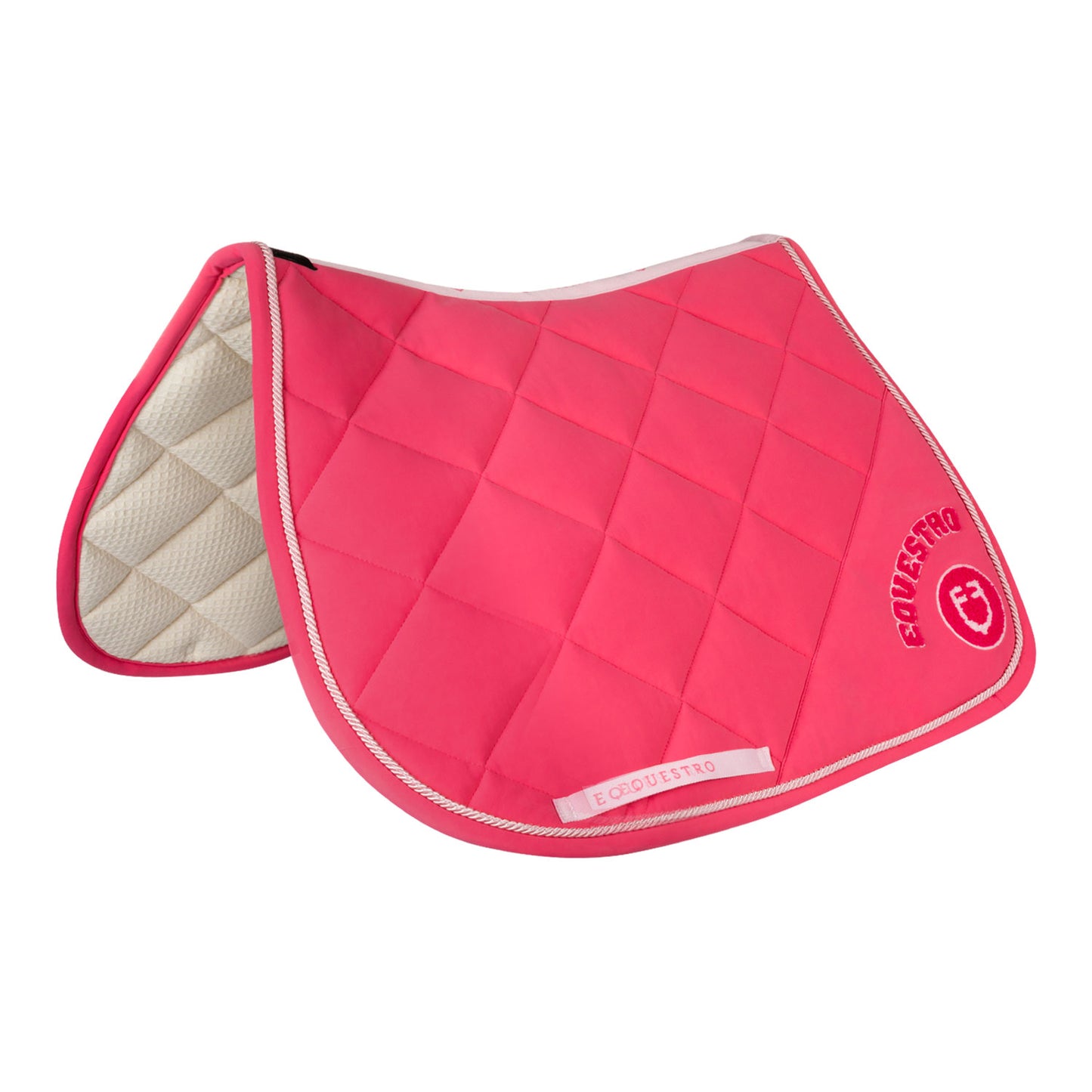SET SOTTOSELLA + CUFFIETTA EQUESTRO COLLEGE FUCSIA/ROSA S2025