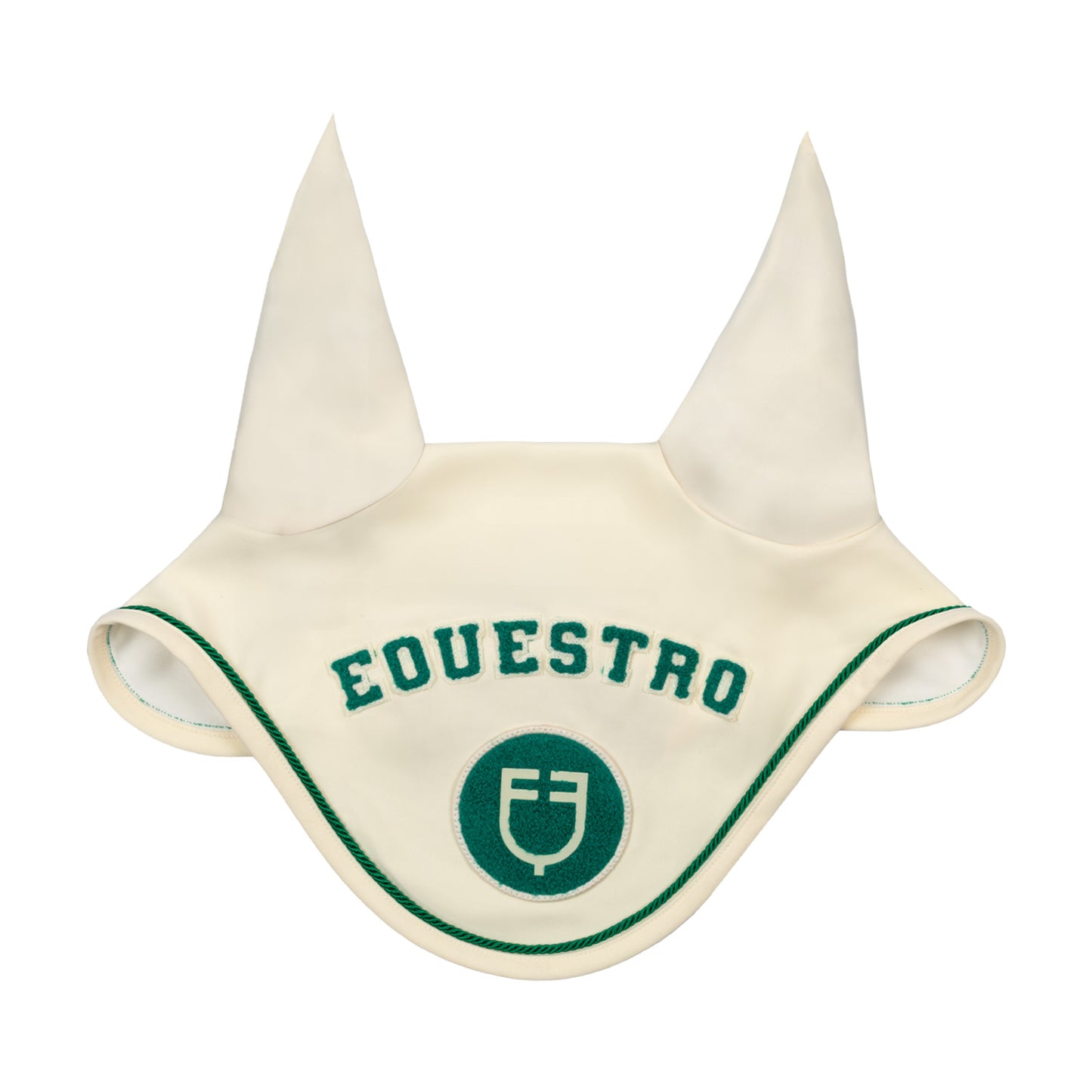 SET SOTTOSELLA + CUFFIETTA EQUESTRO COLLEGE BIANCO/VERDE S2025