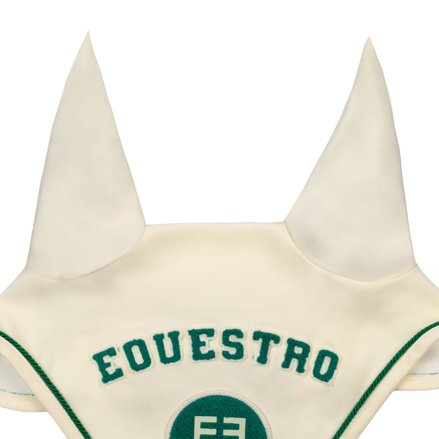 SET SOTTOSELLA + CUFFIETTA EQUESTRO COLLEGE BIANCO/VERDE S2025
