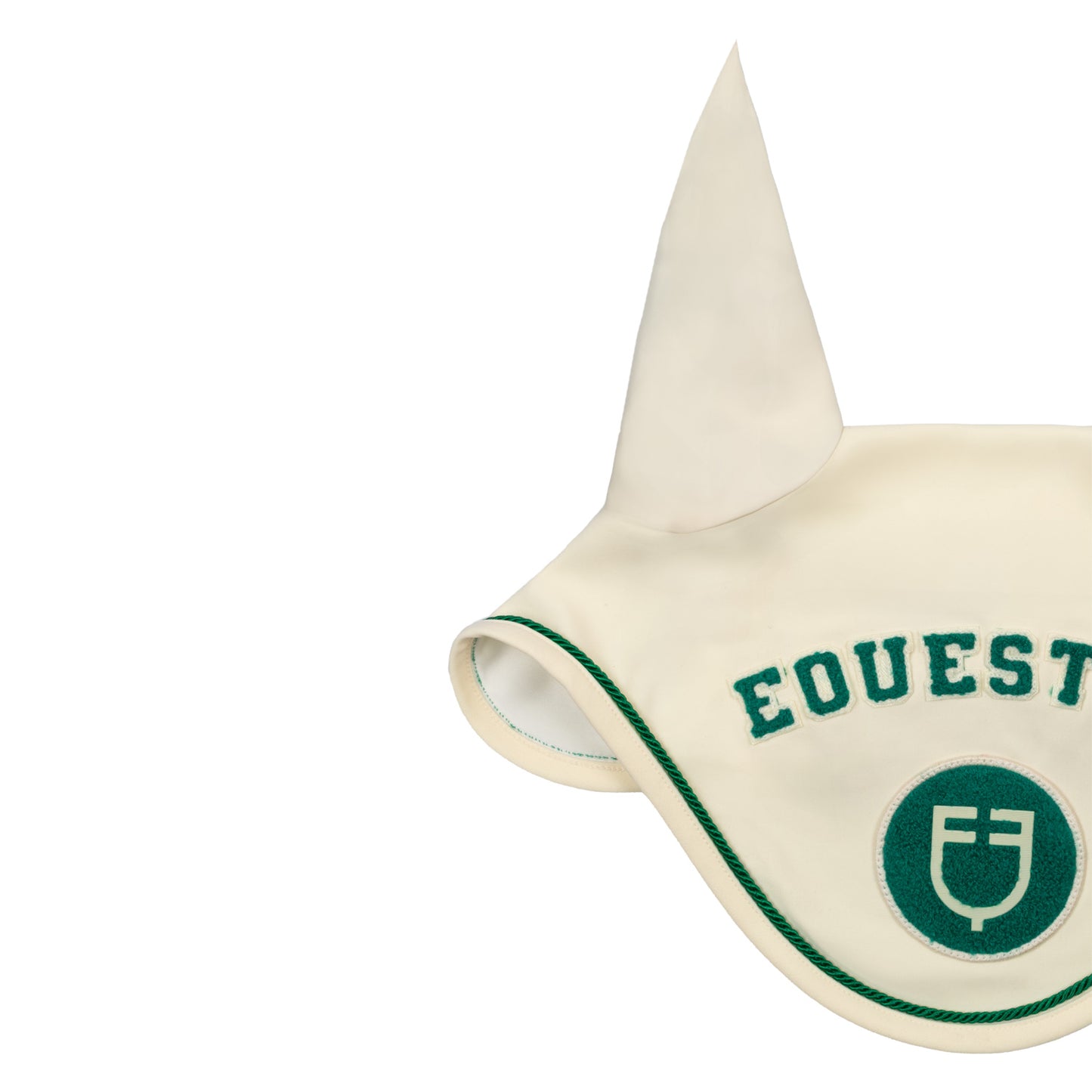 SET SOTTOSELLA + CUFFIETTA EQUESTRO COLLEGE BIANCO/VERDE S2025