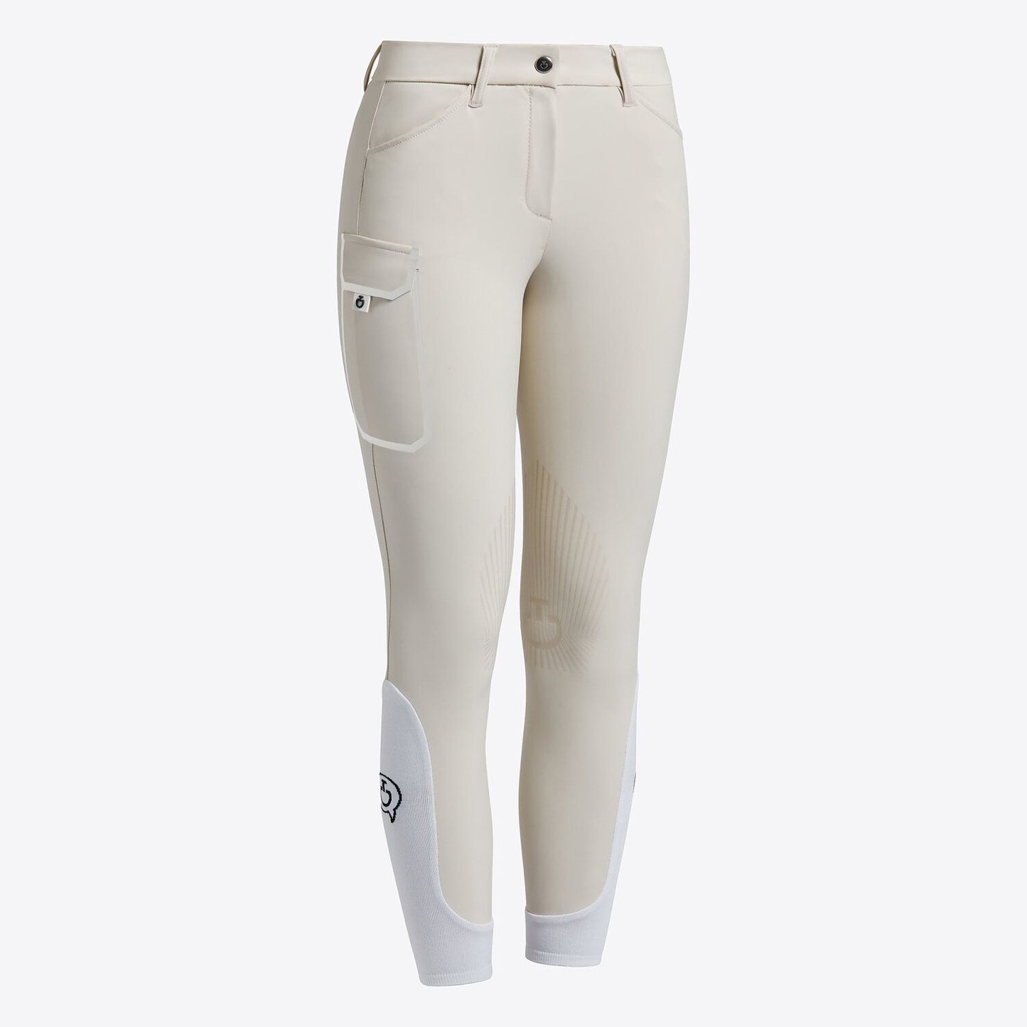 PANTALONI CAVALLERIA TOSCANA CARGO DA BAMBINA JUMPING GRIP AL GINOCCHIO