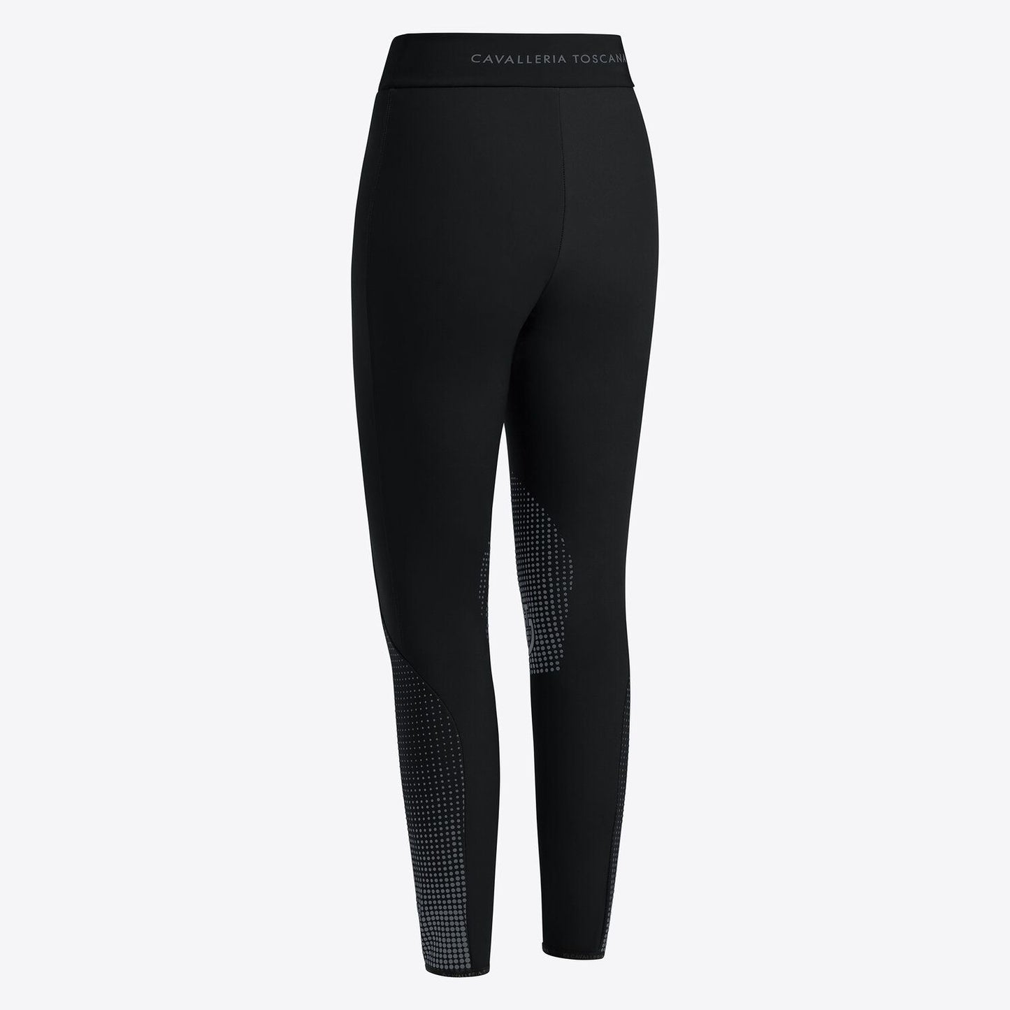 LEGGINGS CAVALLERIA TOSCANA DA DONNA JUMPING GRIP AL GINOCCHIO NERO FW2024