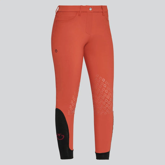 PANTALONI DA EQUITAZIONE DONNA CON GRIP AL GINOCCHIO CT SPRING 2024