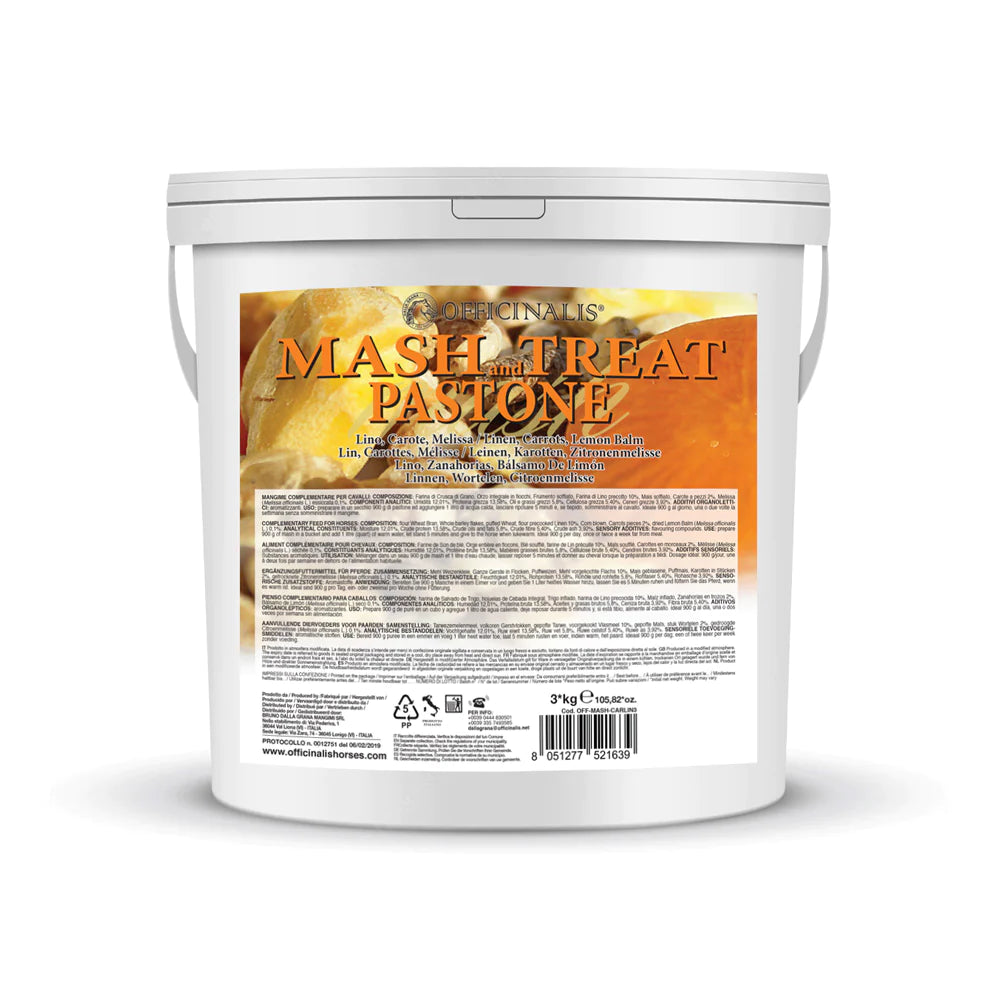 MASH AND TREAT - PASTONE SEMI DI LINO, CAROTA, MELISSA OFFICINALIS