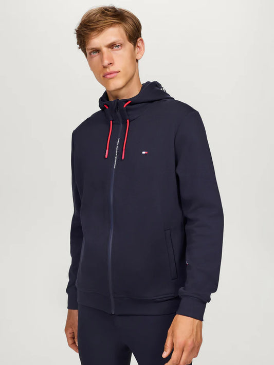 FELPA CON CAPPUCCIO E ZIP UOMO MODELLO GLENN SS2025